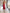 ELAGIA red satin corseted dress hemline and silhouette detail - 3 piece women's suit purple business suit women