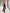 ELAGIA Bordeaux High Waist Fitted Flared Pants back view - deep red purple business suit women's pants