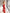 ELAGIA red high waist fitted flared pants front view - 3 piece women's suit purple business suit women