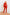 ELAGIA red office slim-fit 3 piece women's suit - detail shot of vest texture and tailored waistline fit