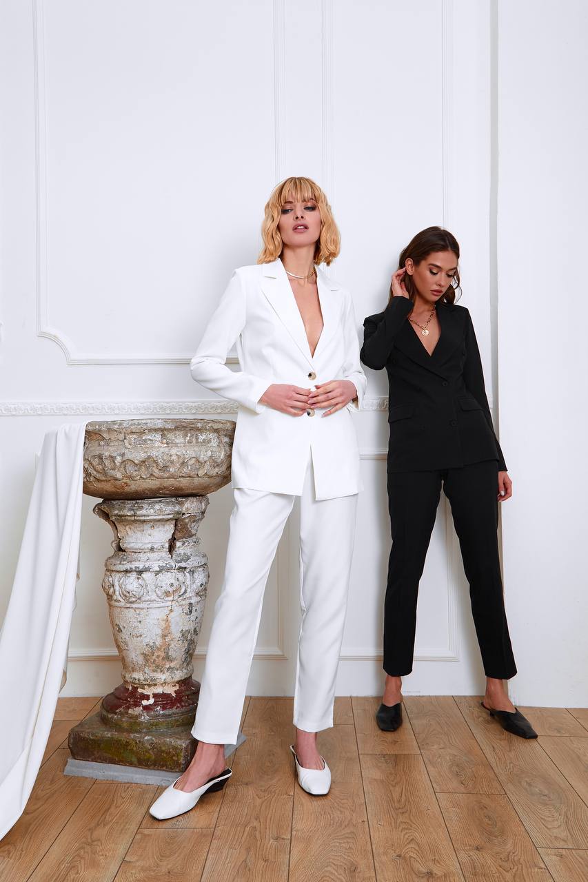 London White Slim-Fit Suit 2-Piece