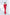 ELAGIA red women's suit jacket sleeve and cuff detail with matching pants waistband