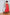 ELAGIA coral sleeveless corseted midi dress front view - 3 piece women's suit style in vibrant coral