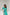 ELAGIA green wrap dress side profile detail - 3 piece women's suit style in forest green
