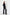 ELAGIA black shawl lapel suit 2-piece full body styled shot - complete purple business suit women outfit