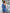 ELAGIA blue one-shoulder mini dress color variation display showing shade and tone details