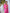 ELAGIA Crimson Double Breasted 3 piece women's suit detail shot - purple business suit women button and lapel close-up