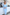 ELAGIA sky-blue square neck puff-sleeve midi dress sleeve detail - 3 piece women's suit purple business suit women