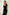 ELAGIA Black Square Neck Backless Midi Dress styled with accessories - 3 piece women's suit versatile look