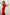 ELAGIA red off-the-shoulder maxi dress styled on model full length - 3 piece women's suit alternative look