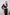 ELAGIA Black Vegan Leather Sweetheart Top & Midi Skirt 2-Piece Set - full outfit styled 3 piece women's suit